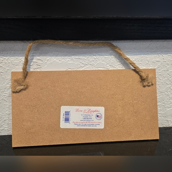 3/$20 Bull Terrier "Love is being owned by a Dog" Hanging Sign Gift Wall Decor - Picture 2 of 2